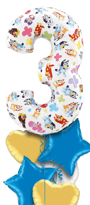 Bluey Big 3 Balloon