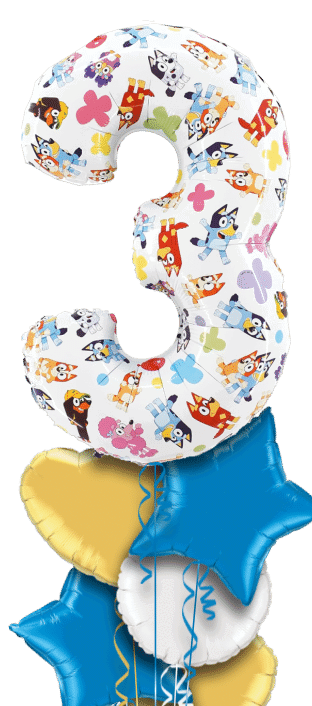 Bluey Big 3 Balloon