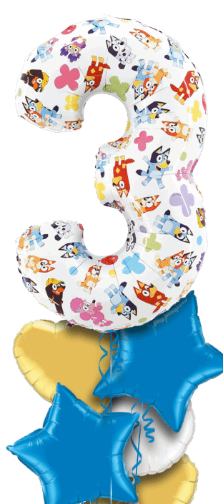 Bluey Big 3 Balloon