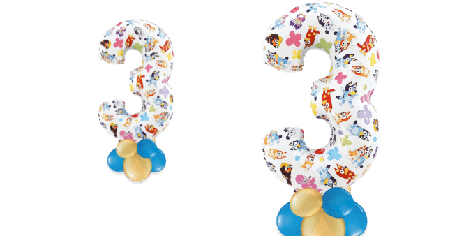 Bluey Big 3 Balloon