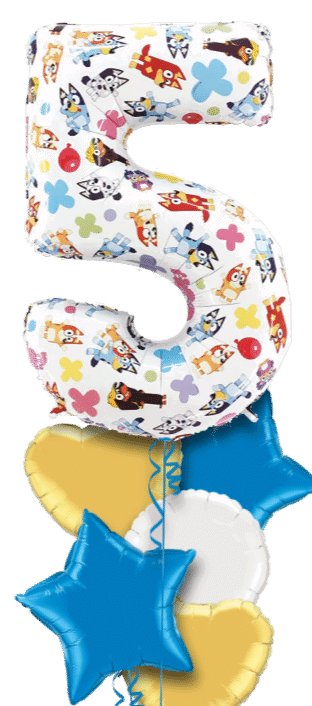 Bluey Big 5 Balloon