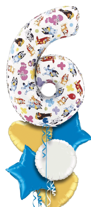 Bluey Big 6 Balloon