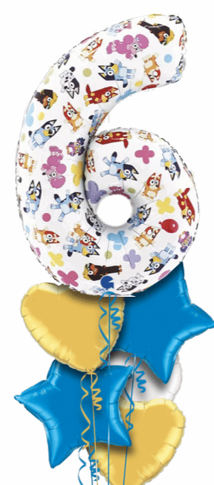 Bluey Big 6 Balloon