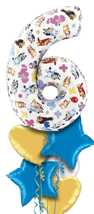 Bluey Big 6 Balloon