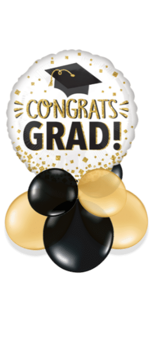 Congrats Grad Gold Balloon