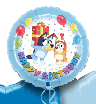 Bluey and Bingo Birthday Balloon