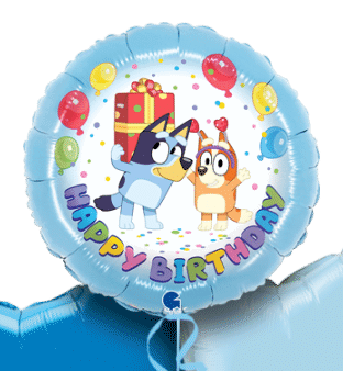 Bluey and Bingo Birthday Balloon