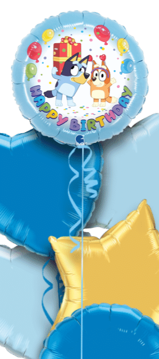 Bluey and Bingo Birthday Balloon