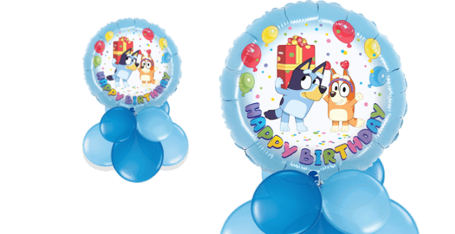 Bluey and Bingo Birthday Balloon