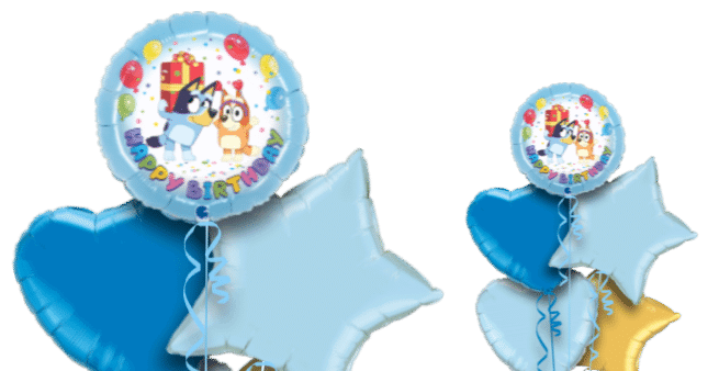 Bluey and Bingo Birthday Balloon