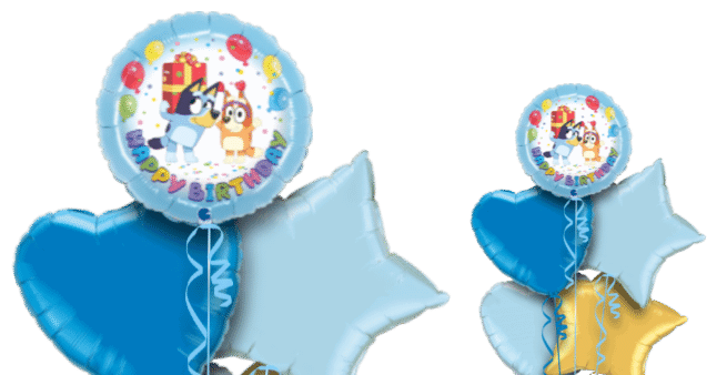 Bluey and Bingo Birthday Balloon