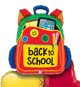 Back to School Back Pack Balloon