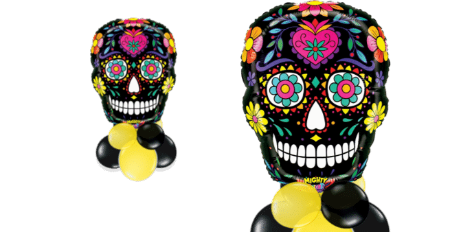 Day of Dead Skull Balloon