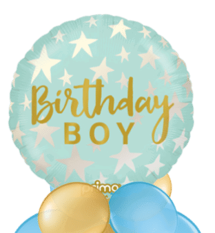Birthday Boy Stars Balloon