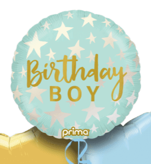 Birthday Boy Stars Balloon