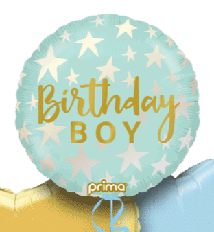 Birthday Boy Stars Balloon