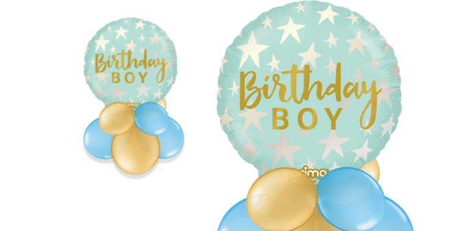 Birthday Boy Stars Balloon
