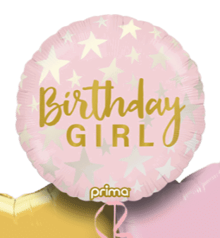 Birthday Girl Stars Balloon