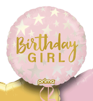Birthday Girl Stars Balloon