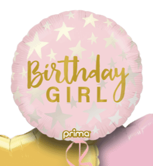 Birthday Girl Stars Balloon