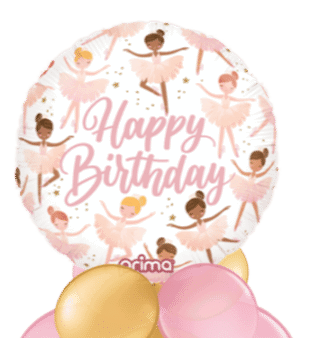 Birthday Ballerinas Balloon