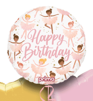 Birthday Balerinas Balloon