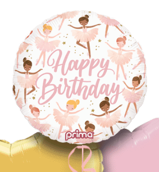Birthday Ballerinas Balloon