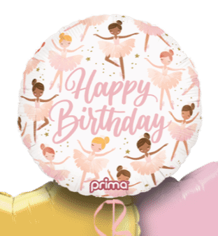 Birthday Ballerinas Balloon