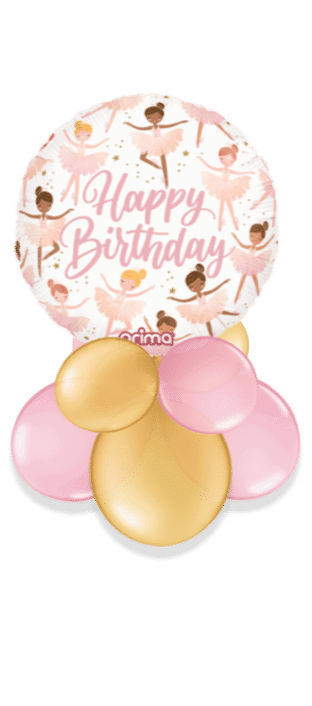 Birthday Ballerinas Balloon