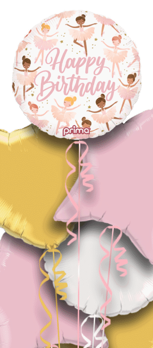 Birthday Ballerinas Balloon