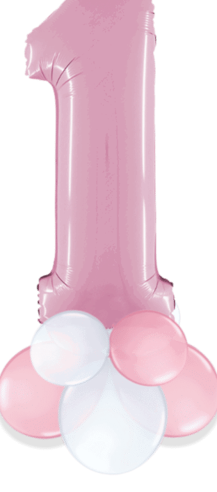 Pastel Pink Big 1 Balloon