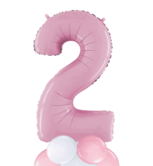 Pastel Pink Big 2 Balloon