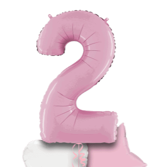 Pastel Pink Big 2 Balloon