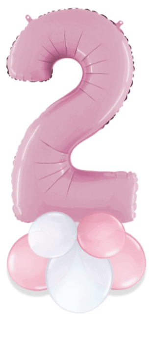 Pastel Pink Big 2 Balloon
