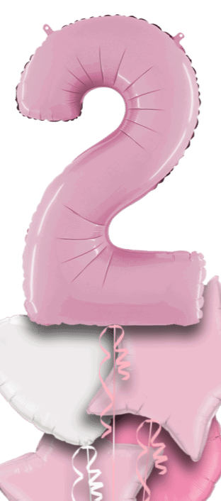 Pastel Pink Big 2 Balloon