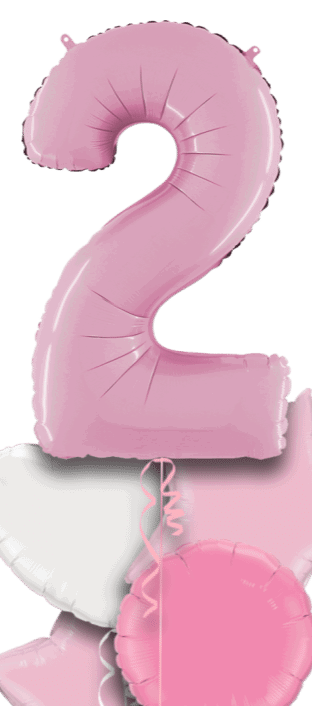 Pastel Pink Big 2 Balloon