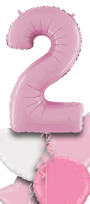 Pastel Pink Big 2 Balloon
