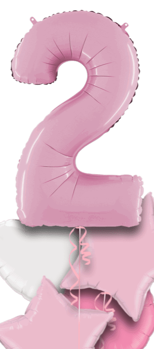 Pastel Pink Big 2 Balloon