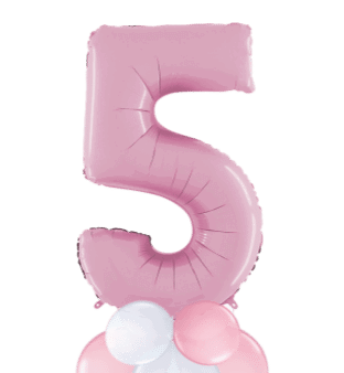 Pastel Pink Big 5 Balloon