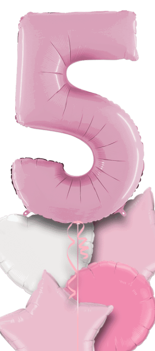 Pastel Pink Big 5 Balloon