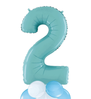 Pastel Blue Big 2 Balloon