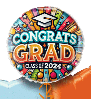 Congrats Grad Class 2024 Balloon