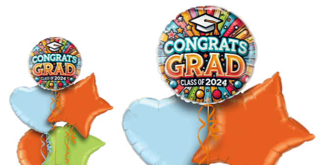 Congrats Grad Class 2024 Balloon