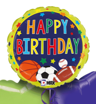 Sports Birthday Balloon