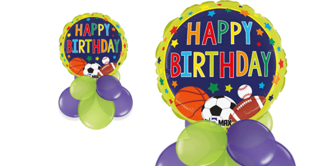 Sports Birthday Balloon