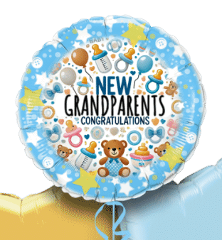New Grandparents Baby Boy Balloon