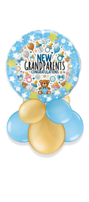 New Grandparents Baby Boy Balloon