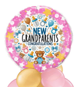 New Grandparents Baby Girl Balloon