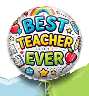 Best Teacher Ever Balloon