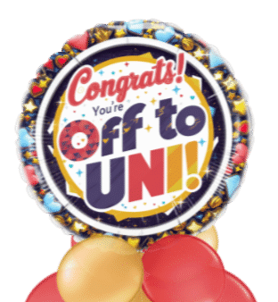 Congrats You're Off to Uni Balloon